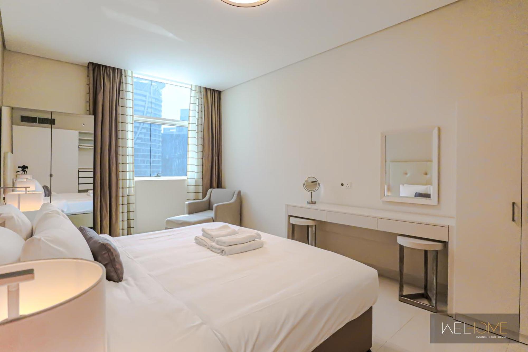 Welhome - Luxury Living In Business Bay 2Br + Maid'S Room Dubai Exterior photo